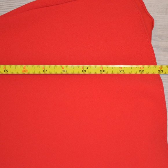 Zara business casual Top Red color with wide sleeves- XS - Picture 7 of 8